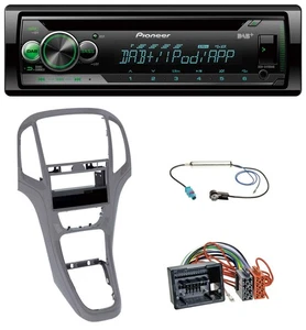 Pioneer USB MP3 DAB AUX CD Autoradio für Opel Astra J ab 2009 Titan grau - Bild 1 von 8