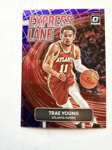 Trae Young 2022-23 Panini Donruss Optic Express Lane #3 púrpura - Imagen 1 de 2