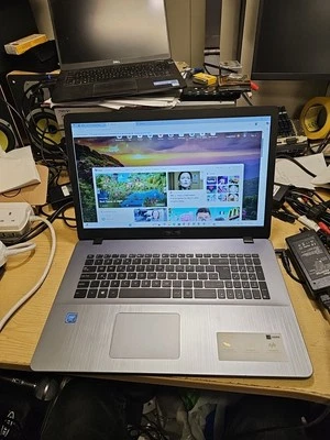Asus Vivobook 17 X705M-Intel Celeron N4000 @1.10GHz,8GB RAM,1TB HDD, Win 11. - Image 1 of 4