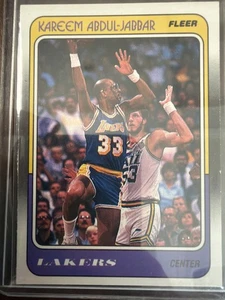 1988-89 Fleer #64 Kareem Abdul-Jabbar - Bild 1 von 2