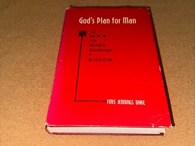 God’s Plan For Man Finis Jennings Dake HC DJ Book 14th Print 1987 - Image 1 of 4