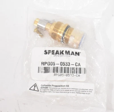 Speakman RPG05-0533-CA Válvula Corta Perfecta Cartucho Cerámico Frío Azul CCC Foto 1 de 4