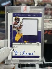 2021 National Treasures Ja'marr Chase RPA College Material Signatures /99 Auto