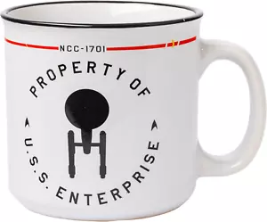 Star Trek NCC-1701 Property of the USS Enterprise Keramik Camper Becher, 20 Unzen - Bild 1 von 7