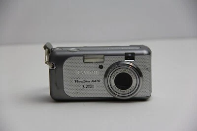 Canon PowerShot A410 3.2MP Digital Camera - Silver NO POWER - Image 1 of 4