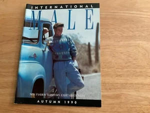 INTERNATIONAL  MALE AUTUMN 1990 CATALOG  FREE SHIPPING - Picture 1 of 3