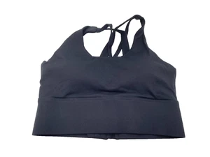 Sport Bra Women Small Black Size S Push up Stretch - Picture 1 of 6