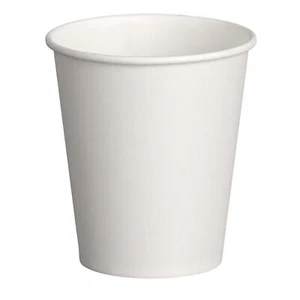 200x Kaffeebecher 'Coffee To Go' Pappbecher 100% plastikfrei weiß 300ml - Bild 1 von 2