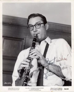 STEVE ALLEN IS BENNY GOODMAN ORIG VINTAGE UNIVERSAL PICTURES SIGNED AUTOGRAPHED - Picture 1 of 1