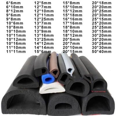 Fensterdichtung Selbstklebend Gummidichtung Türdichtung Dichtband EPDM Dichtung - Bild 1 von 4