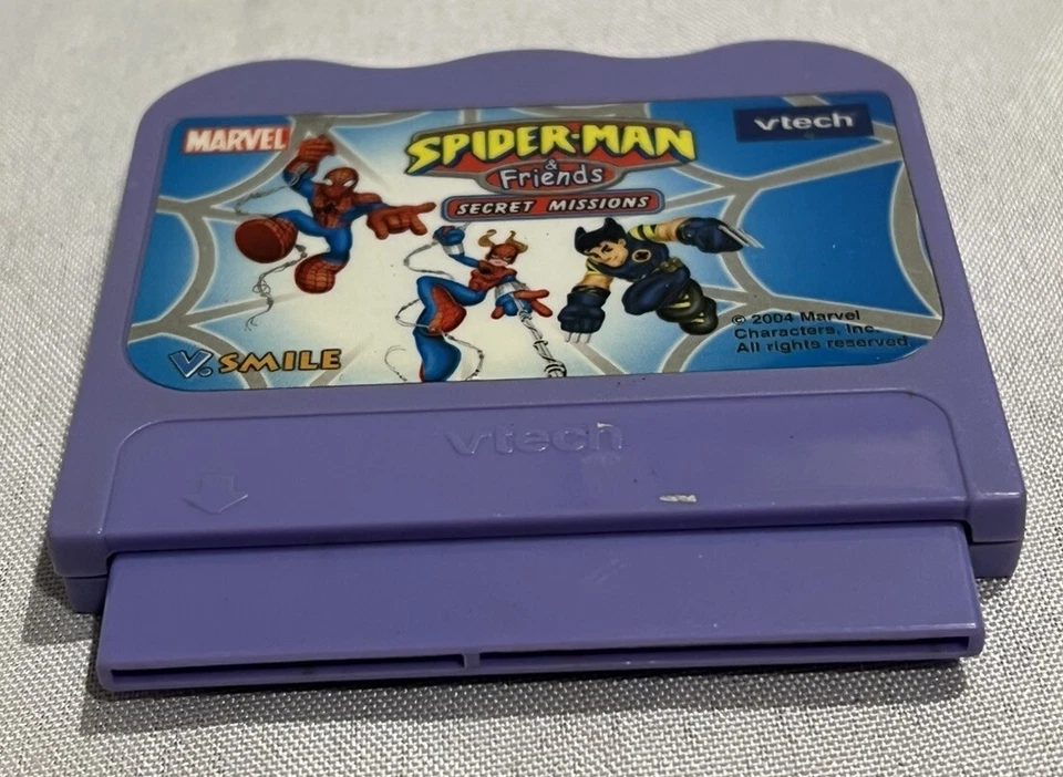 VTECH Spider Man and Friends Secret Missions Game Cartridge VSmile Learning - Image 1 of 1