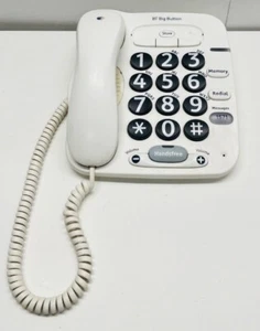 BT Big Button Phone 100 Telefon stacjonarny Telefon Retro Vintage Biuro Dom - Zdjęcie 1 z 8