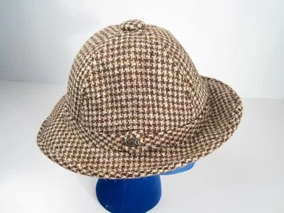 Sombrero vintage Stetson marrón tweed cubo para mujer pequeño Union hecho en EE. UU.  Foto 1 de 4
