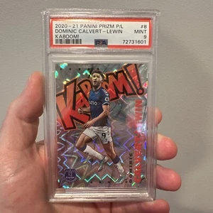 2020-21 Panini Prizm Dominic Calvert-Lewin Kaboom! SSP Premier League PSA 9 - Picture 1 of 2