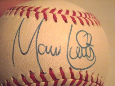 Mark Lewis  MAJOR LEAGUE BASEBALL SIGNED AL ball - Image 1 of 3