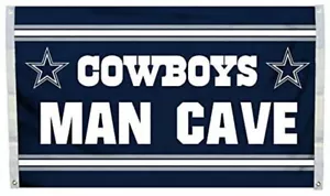 Dallas Cowboys Football Team Logo Man Cave Flag 3x5 5 time superbowl champs - Picture 1 of 1
