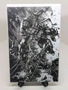 X-MEN #13 KAEL NGU nero e bianco variante X di spade 10 di 22 SLH sconosciuto - Foto 1 di 10