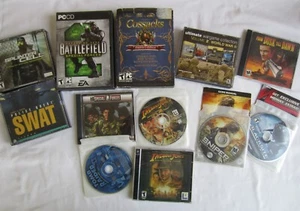 Windows PC CD ROM Video Game Bundle Thirteen (13) Total - Picture 1 of 8