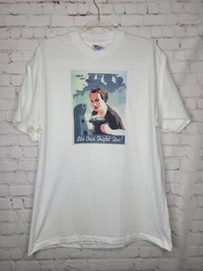 VTG Rosie The Riveter Hanes Beefy-T single stitch. SIZE L. (Its Our Fight Too) - Picture 1 of 8