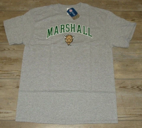 Marshall Thundering Herd Gray NCAA Team Shirt T-shirt size Men's XL Cover