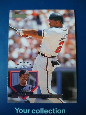 1995 Donruss Baseball David Justice #1 Atlanta Braves  - Image 1 of 2