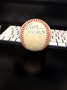 Clayton Kershaw Chad Billingsley Autographed MLB Baseball Los Angeles Dodgers