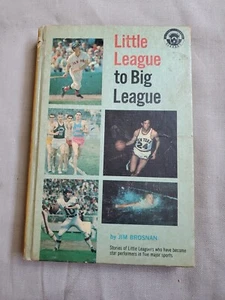 Little League to Big League by Jim BROSNAN (HC, First Edition 1968 A1) - Picture 1 of 12