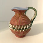 Elbee Italy Mini Decorative Art Pottery Pitcher Vase w/Applied Handle No. 30/81