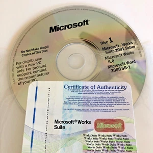 Microsoft Works Suite 2004 Product Key CD Software Vintage Tech Sammlerstück - Bild 1 von 13