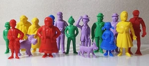 TINTIN ESSO ✱ Juego Completo de 16 Figuras Dunkin De Colección ~ Bombas de Gas Premium Años 70 - Imagen 1 de 14