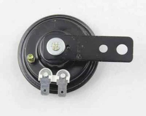 Black UNIVERSAL 12V HORN SCOOTER POCKET BIKE VESPA MOPED CHOPPER ATV MOTORCYCLE - Foto 1 di 3