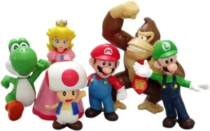 6 pcs Super Mario Brothers Action Figures Toys, Super Mary Mini Action Figures - Picture 1 of 5