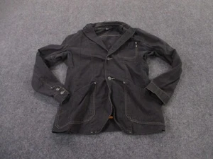 Diesel Jacket Womens M Gray Canvas Trucker Workwear Lightweight Outdoors Adult - Picture 1 of 9