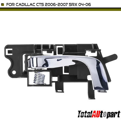 Manija de puerta interior cromada para Cadillac CTS 2006-2007 SRX 2004-2006 lado derecho Foto 1 de 4