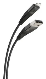 Scosche Heavy Duty Cable, 10ft, Black, HDI310I - Picture 1 of 3