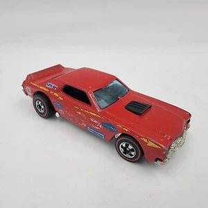 Hot Wheels Redline Ford Gran Torino Stocker 23 Red Mattel 1974 Vintage - Picture 1 of 8