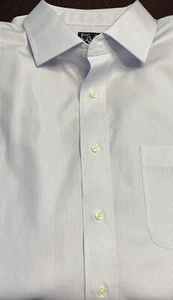 JOS A. BANK MEN’S TRAVELER NAVY, ROYAL, & WHITE SPREAD COLLAR/SIZE 17.5-35/NWD - Picture 1 of 12