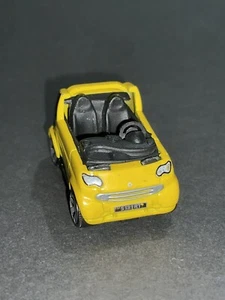 Rare 2001 MATCHBOX SMART FORTWO COUPE Yellow 1:52 Diecast 1 7/8" (READ DESCRIPTI - Picture 1 of 4
