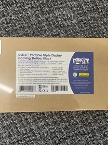 Tripp Lite U442-DOCK7D-B USB-C HDMI DP VGA Ethernet Docking Station - Picture 1 of 2