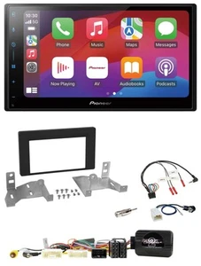 Pioneer DAB USB Lenkrad Bluetooth 2DIN Autoradio für Toyota Aygo ab 22 AB7 schwa - Bild 1 von 12