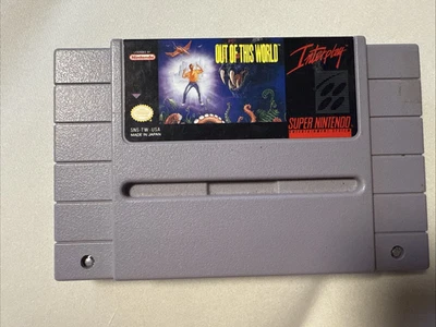 Out of This World (Super Nintendo, 1992) SNES Interplay - Image 1 of 4