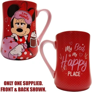Taza Disneyland París Minnie Mouse Taza Mañana Cama Es Mi Lugar Feliz Parque Disney - Imagen 1 de 10