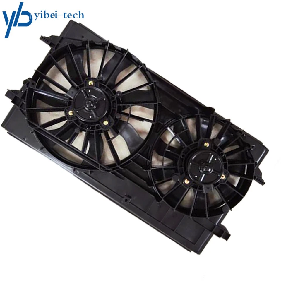 Conjunto de ventilador de refrigeração condensador radiador 15788745 para Chevrolet Malibu 2008-11 - Imagem 1 de 4