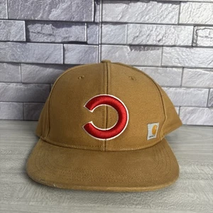 Carhartt 47 Brand Chicago Cubs Clean Up Adjustable Strapback Hat Cap Brown READ - Picture 1 of 13