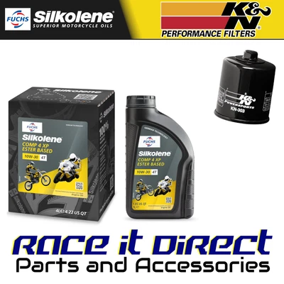 Kit de aceite y filtro para Yamaha XV1900 CTS Stratoliner S 2006-2010 Silkolene y K&N Foto 1 de 4