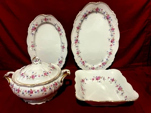 Edelstein Bavaria Florence LOT Of Serving Platters & Serving Bowl & Casserole - Picture 1 of 2