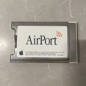 Carte sans fil vintage Apple AirPort WiFi PowerBook iBook G3 G4 rétro Mac ordinateur portable - Photo 1/4