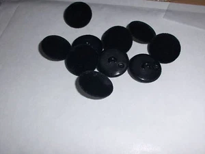 10 Moderne Samtbezug Knöpfe  D.blau (0,91 € / Stück) (  (KadDBlau) - Picture 1 of 1