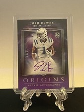 2023 Origins Football Rookie Autographs Purple #RAJDO Josh Downs RC 13/17