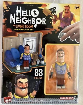 Hello Neighbor The Living Room Construction Building Set McFarlane Toys New - Image 1 of 3